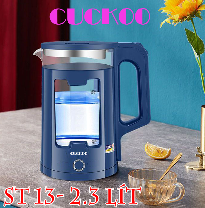 ẤM SIÊU TỐC TRONG SUỐT CUCKOO 2,3L - ST13